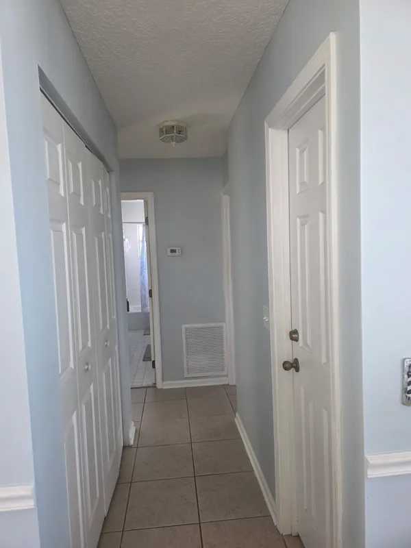Hallway walls, doors, and trim refreshed